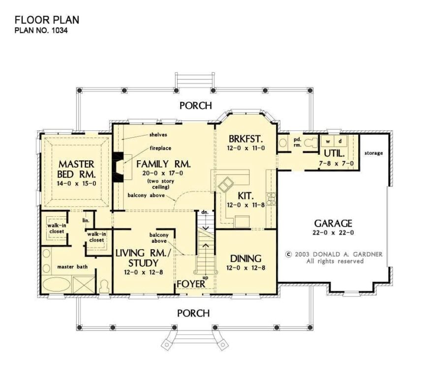 4-Bedroom Two-Story The Peppermill Brick Farmhouse with Bonus Room ...