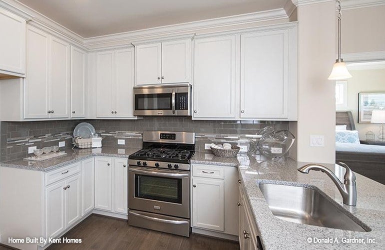 Elegant Kitchen Design with Sleek White Cabinetry