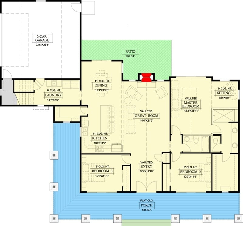 Spacious Single-Story Home with Vaulted Ceilings