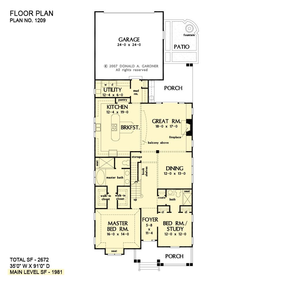 Spacious Single-Story Layout with Versatile Study