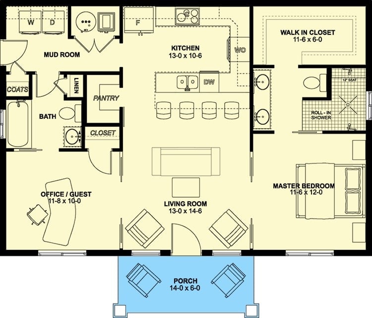 Country-Style Home with Spacious Open-Plan Layout