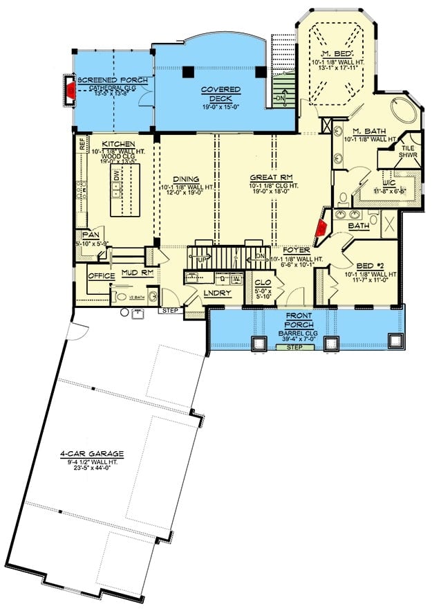 Expansive Floor Plan Featuring Versatile Living Spaces