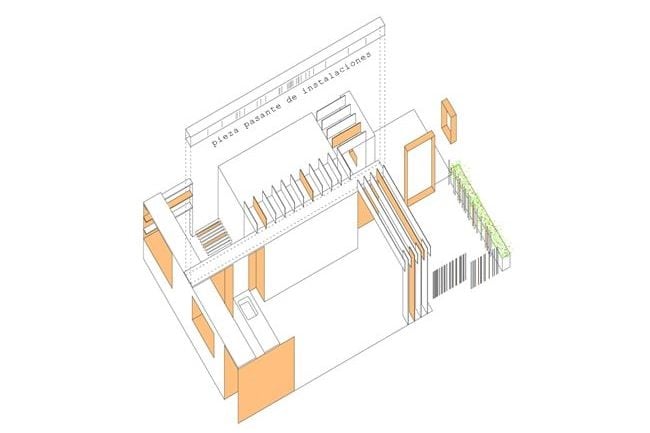 These are colorful illustrations of the house showcasing the perspective sketch floor plan.