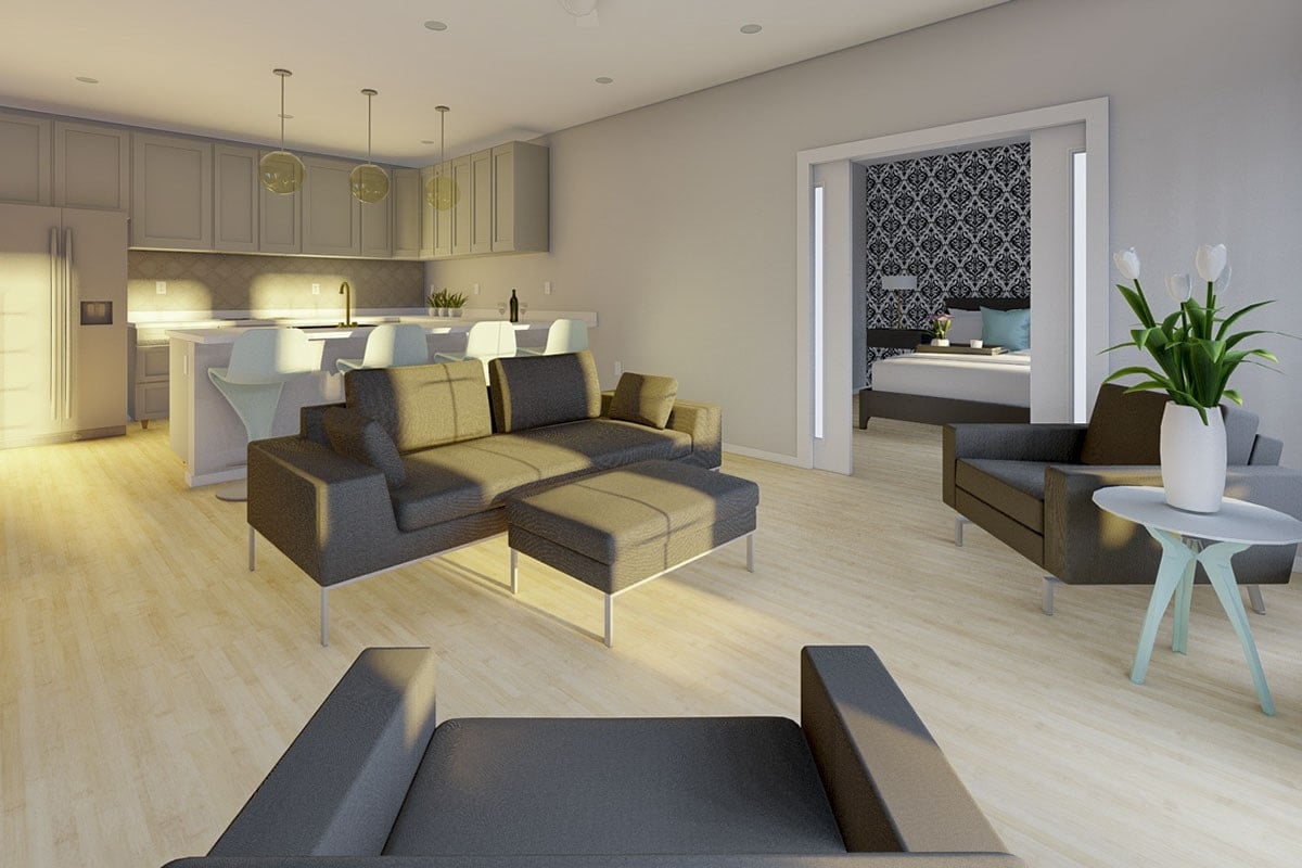 Versatile Open-Plan Layout with Seamless Transitions