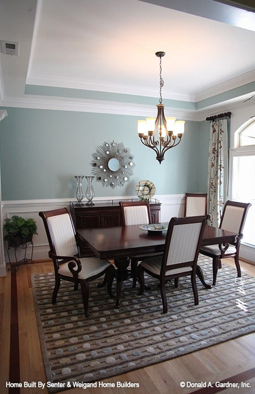 Charming Dining Room with Elegant Wooden Features