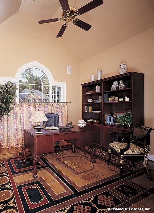 Charming Home Office with Functional Design Elements