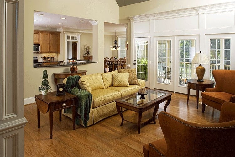Sunlit Spaces: A Living Room with Natural Light