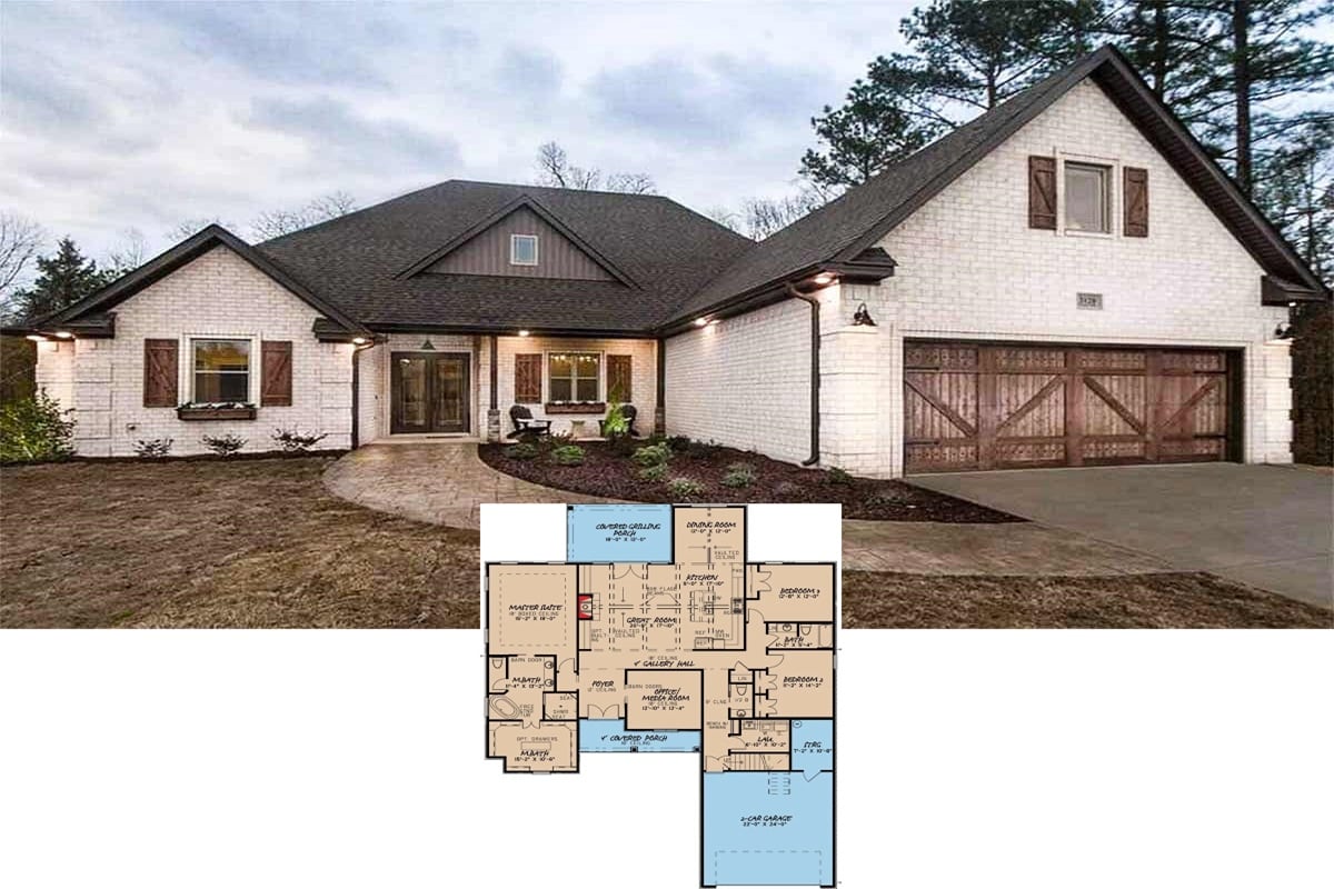 Step Inside This 4-Bedroom Classic Brick Beauty with Bonus Space Over the Garage (Explore The 2,500 Sq. Ft. Floor Plan)