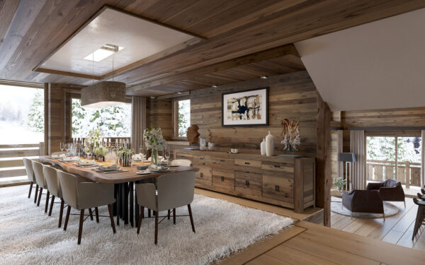15 Mountain/Chalet Dining Room Ideas