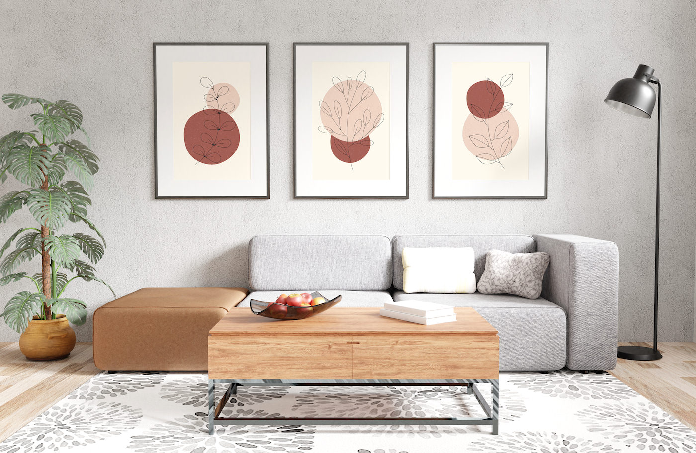 Abstract Modern Wall Art Printable (FREE Download) - Home Stratosphere