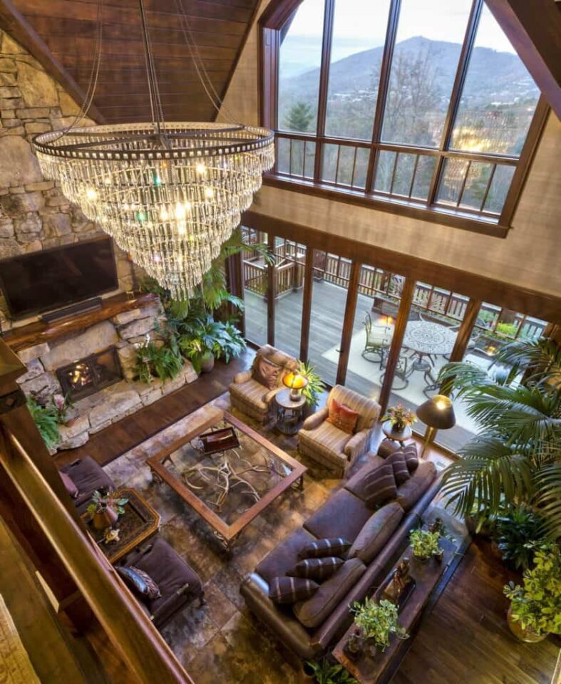 18 Stunning Chalet-Style Living Room Ideas