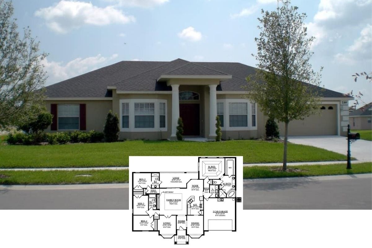 Step into Serenity: Discover This Inviting 4-Bedroom Suburban Ranch with Classic Style (2,390 Sq. Ft. Floor Plan Included)