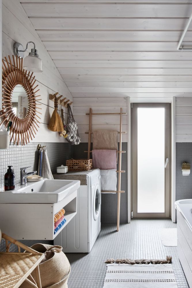 Modular house on slope kitchen area 2.