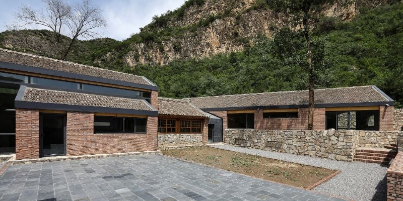 Yanqing residential house exterior view.