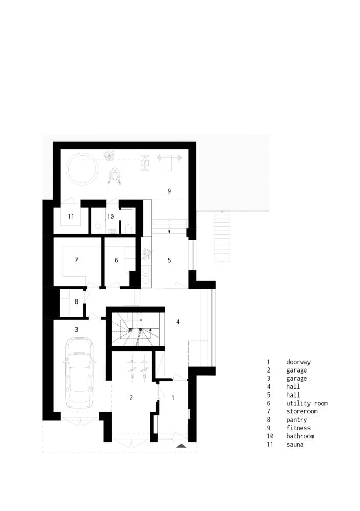 Cherry tree house ground floor plan.