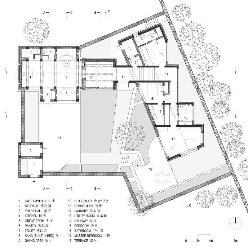 Yanqing residential house plan.