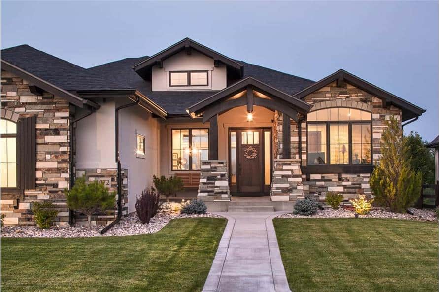 Introducing This 2,422 Sq. Ft. Rustic Ranch Home With 2 Bedrooms and a ...
