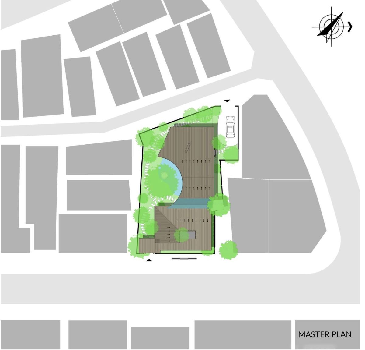 Countryside house master plan.