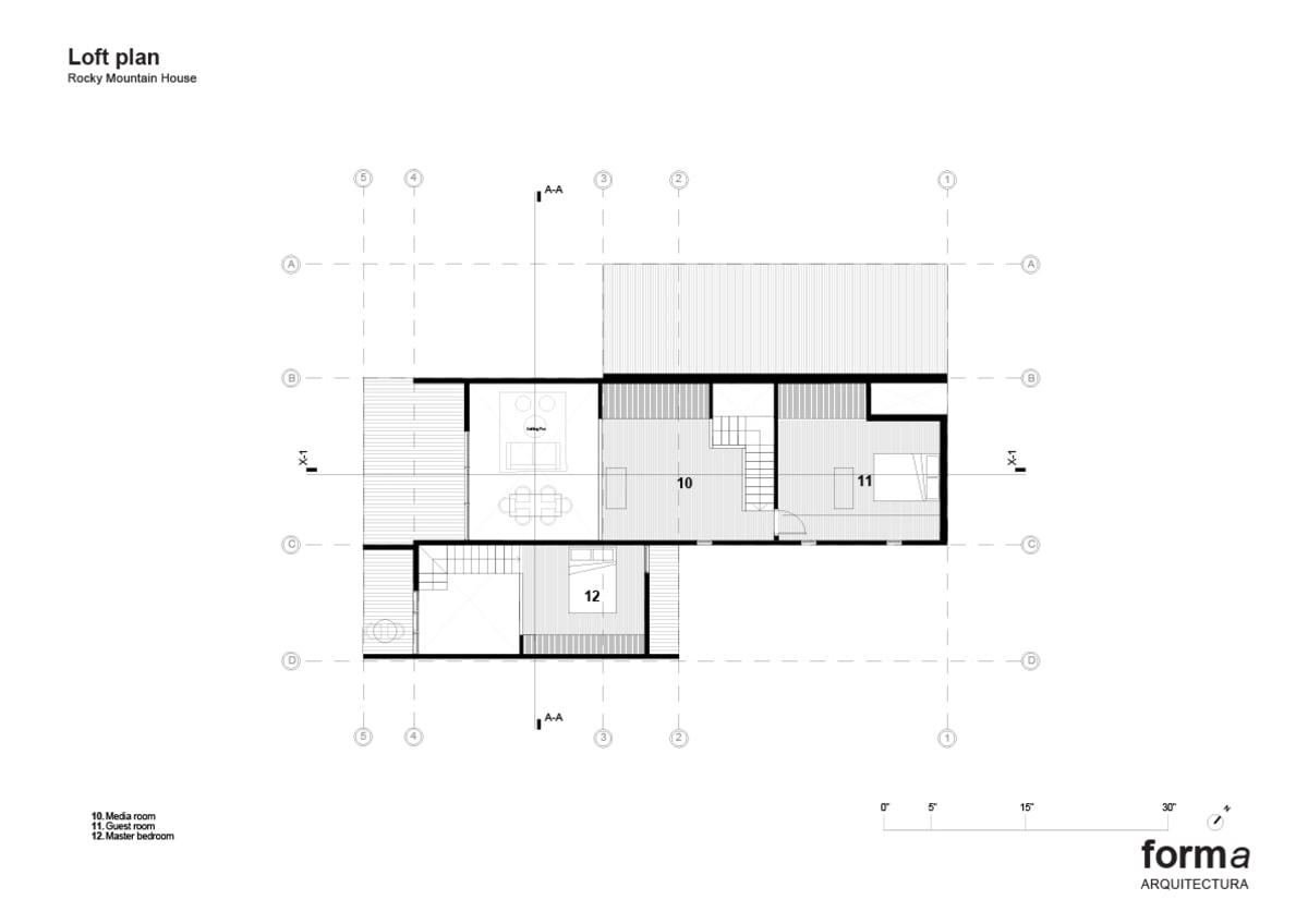 The rocky mountain loft plan.