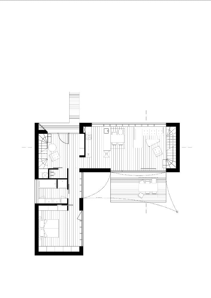House for a photographer ground floor plan.