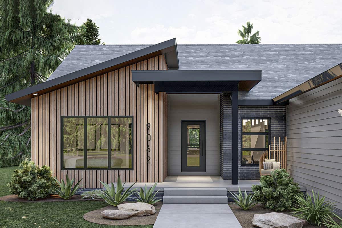 This Attractive Mid Century Home Comprises Three Bedrooms