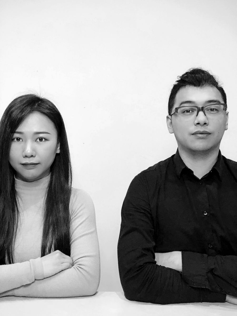 The co-founders of the Atelier d'More design. 