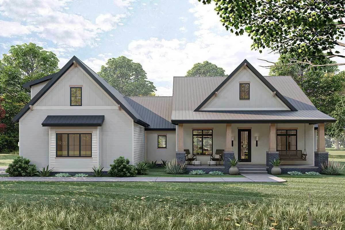 New Construction Photos Ideas Courtyard House Plans Ranch