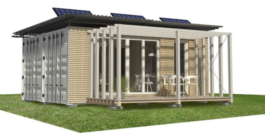 One Container Home 1-Bedroom Cabin Style Single-Story Shipping Container Home (Floor Plan ...