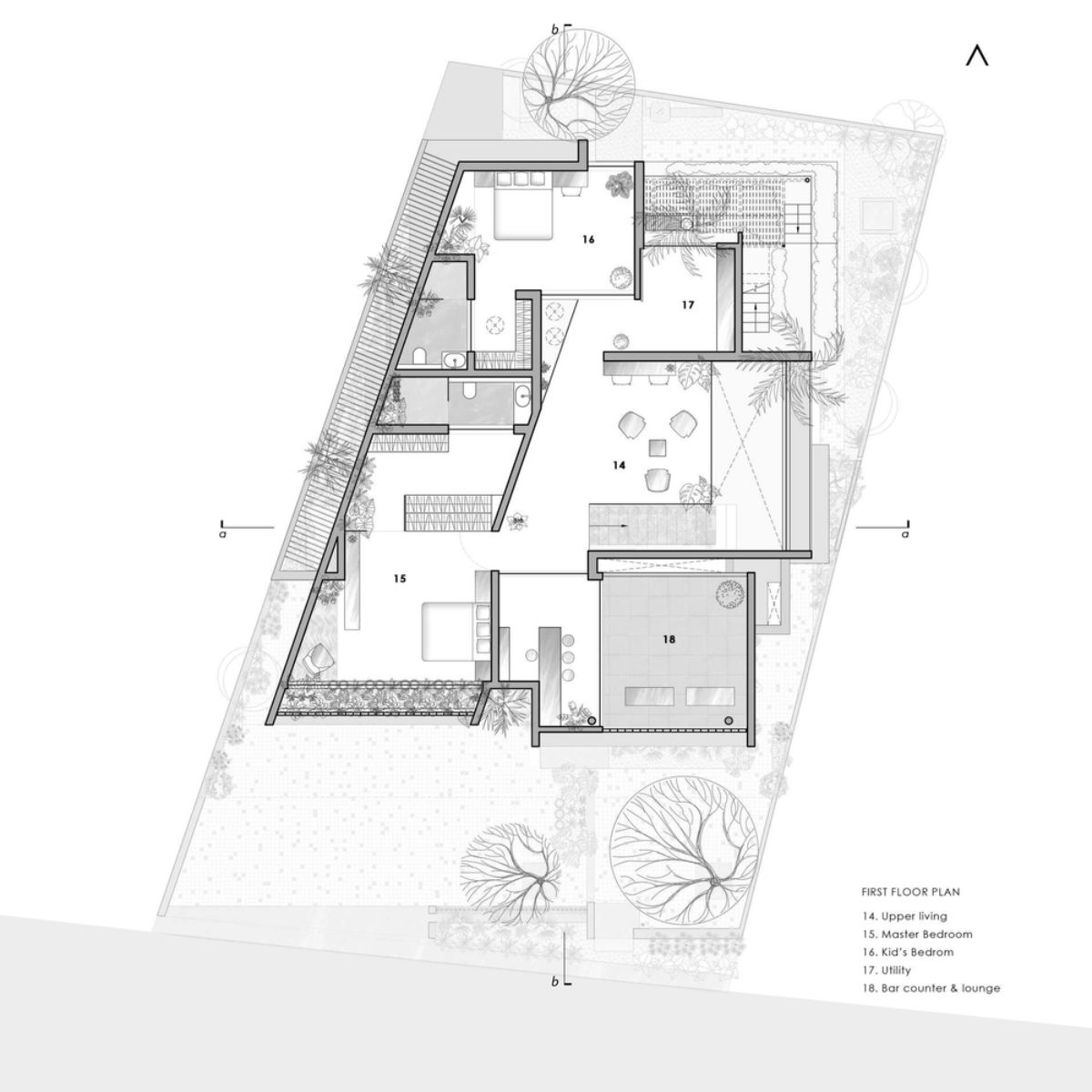 Buoyant Hue House first floor plan.