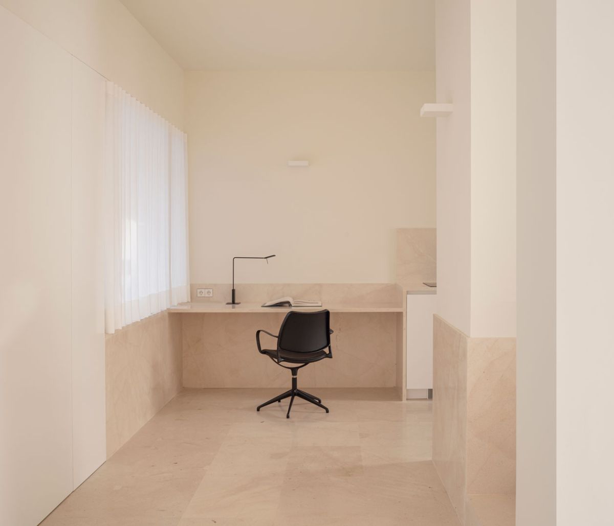 A private office in the upper level of the house.
