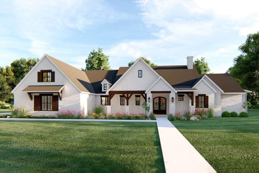 Experience This New American Ranch 3-Bedroom Home with Bonus Room and ...