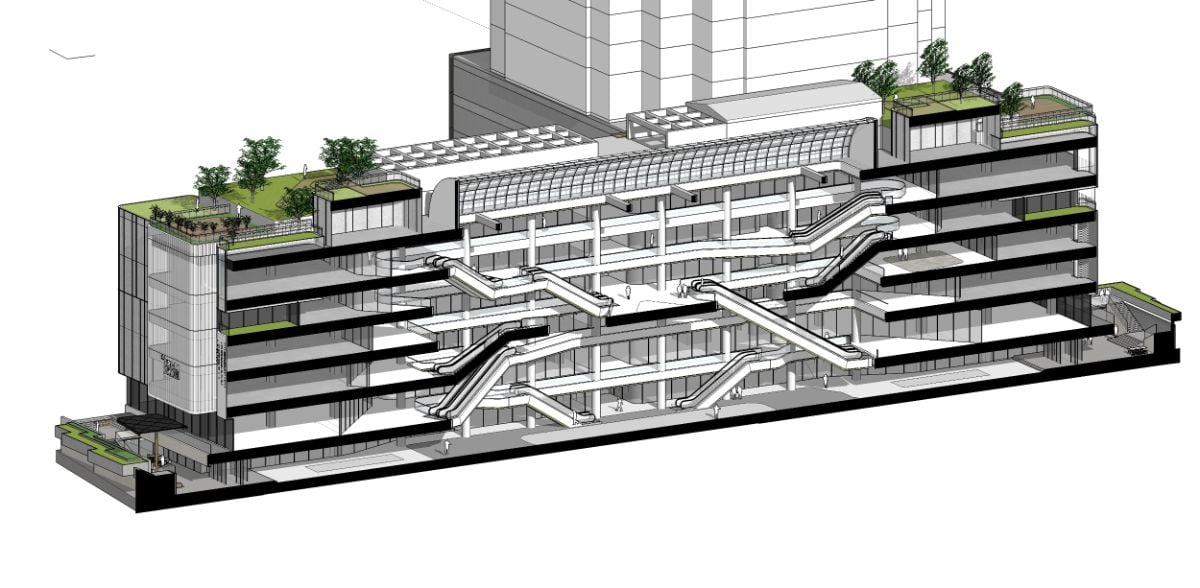 Citic Square axonometry.