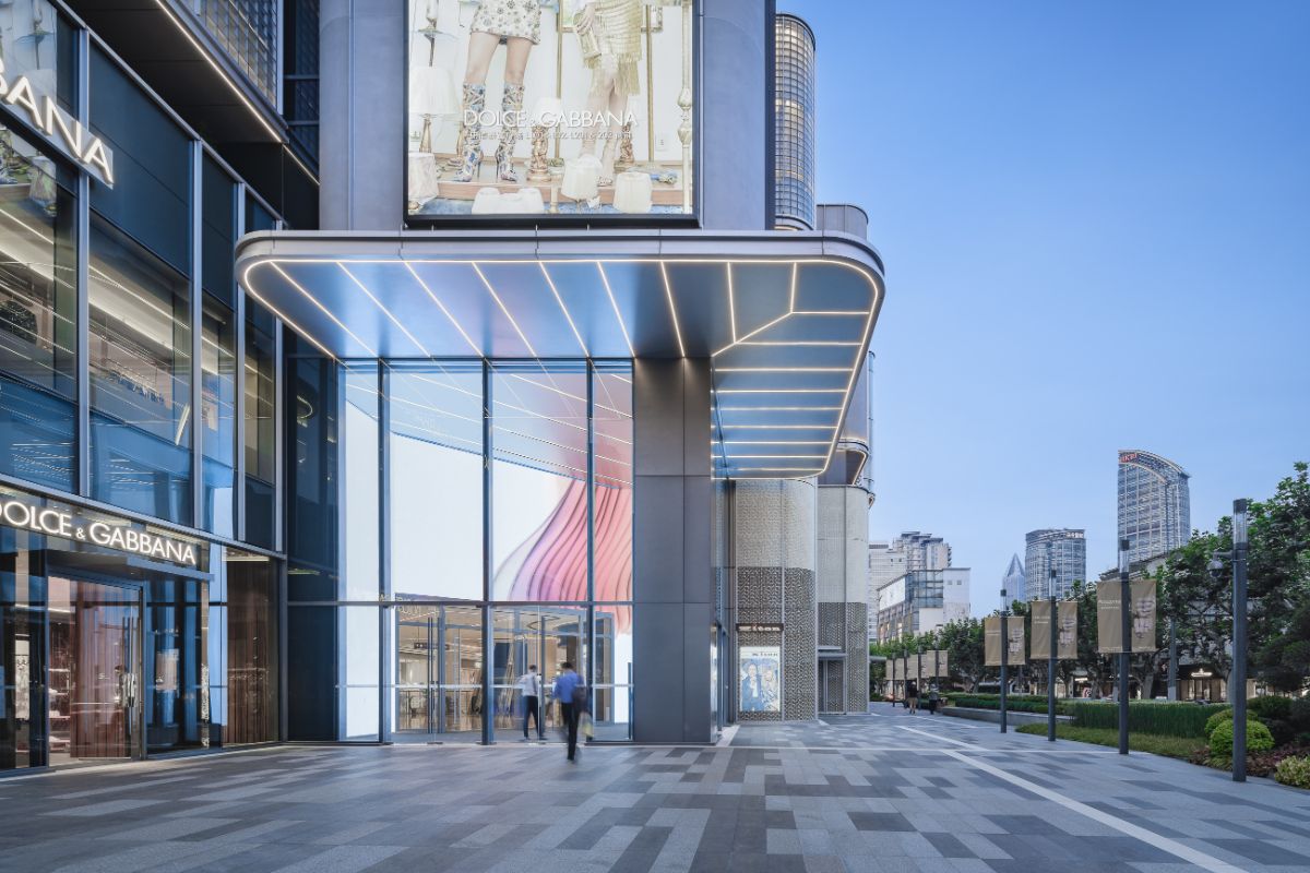 Citic Square southwest entrance.