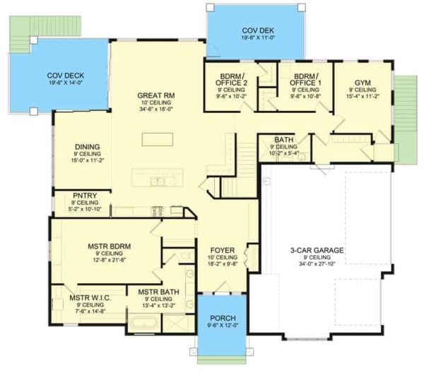 Welcome to This Versatile Contemporary 6-Bedroom Home With Striking ...