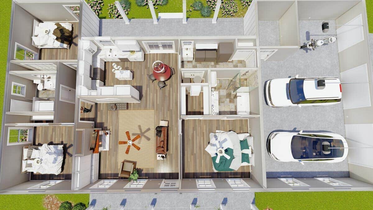 3D floor plan