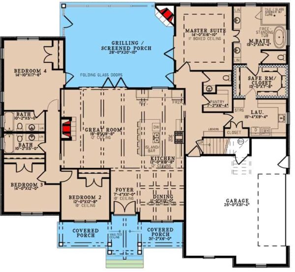 Peek Into This 2,638 Sq. Ft. 4-Bedroom Country Style Home with ...