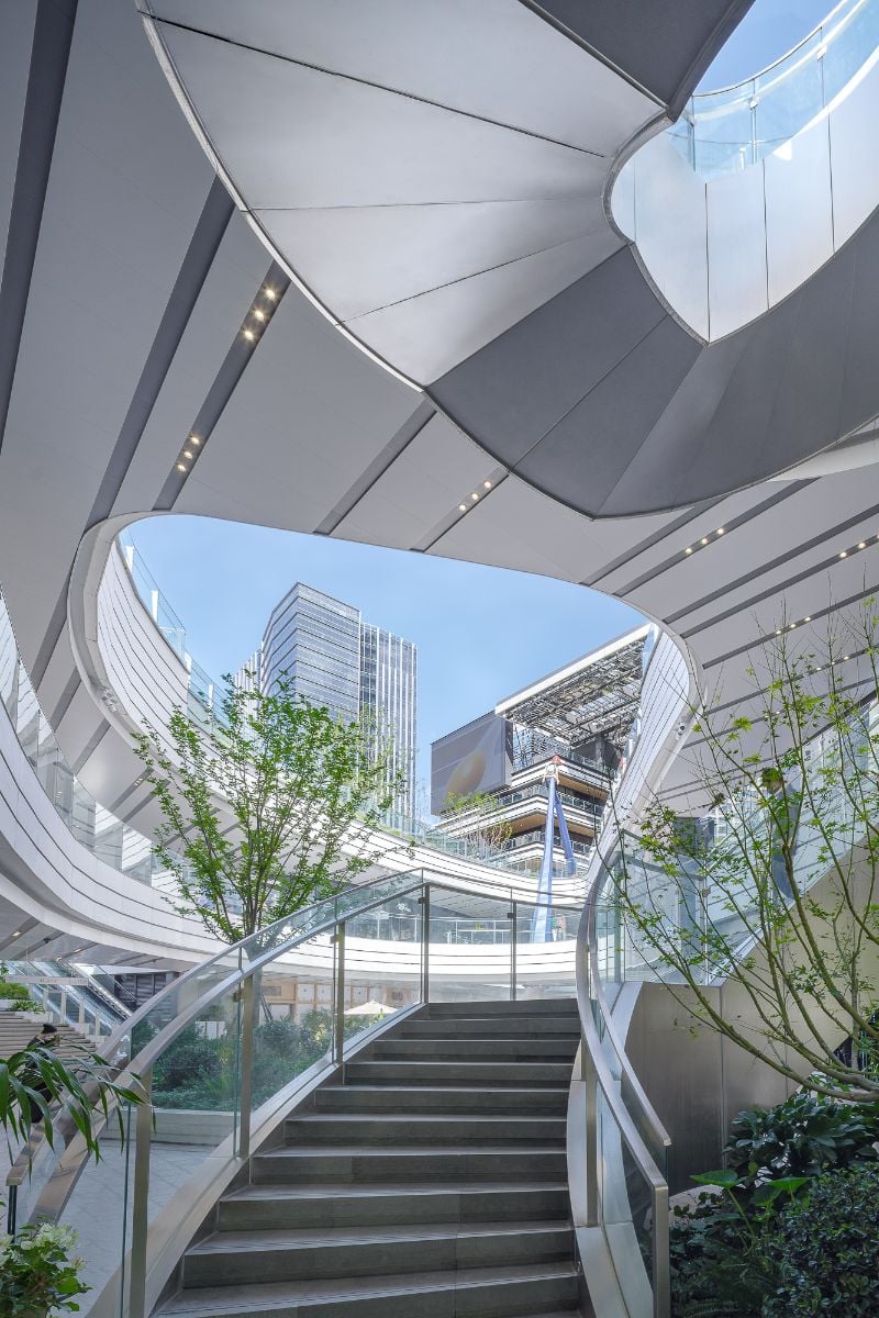 Shanghai Suhe MixC World New Urban Green Land Blends heritage, culture and retail by Kokaistudios.
