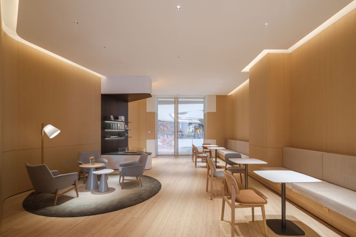 The dining area near the study area.