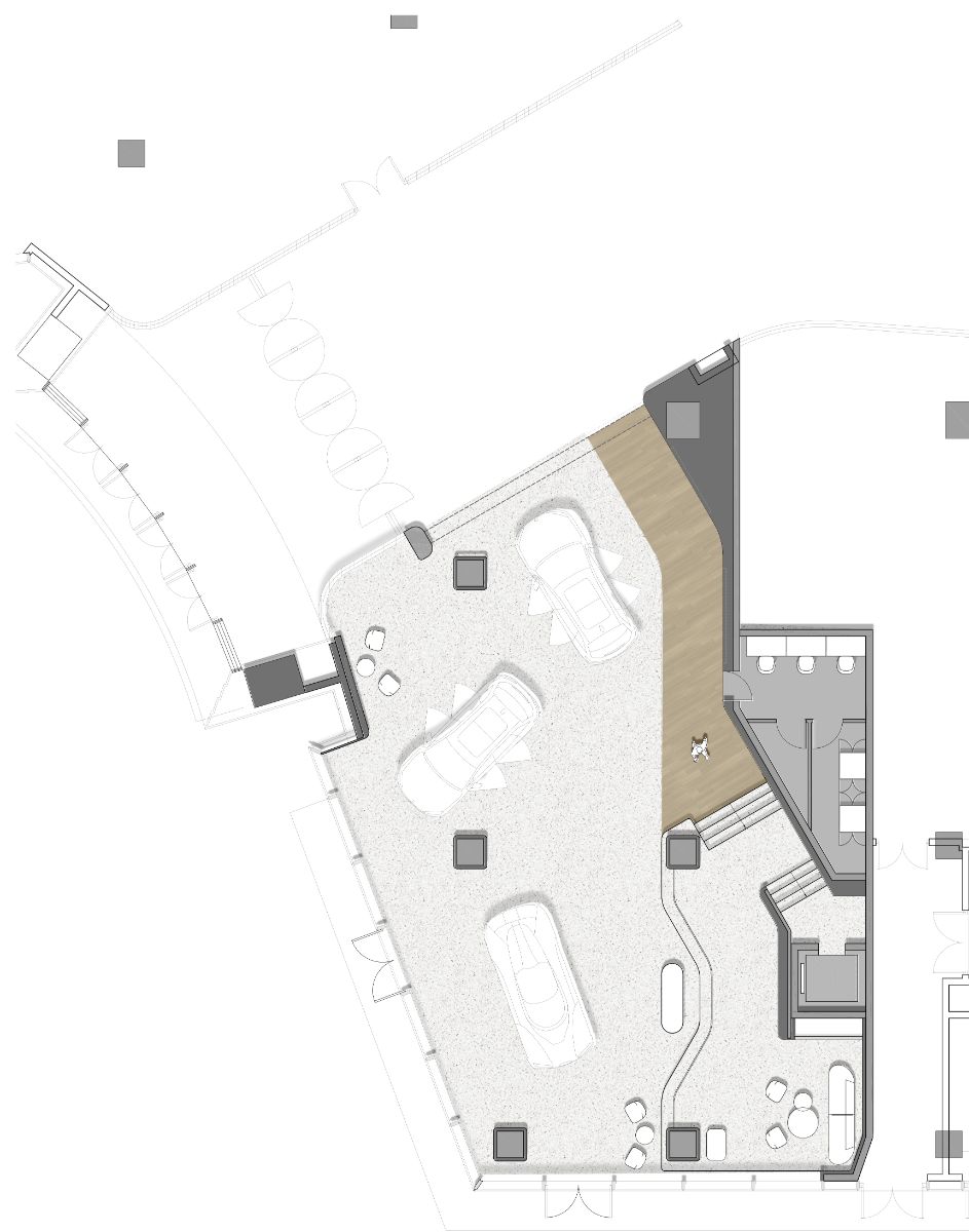 NIO House first floor plan.