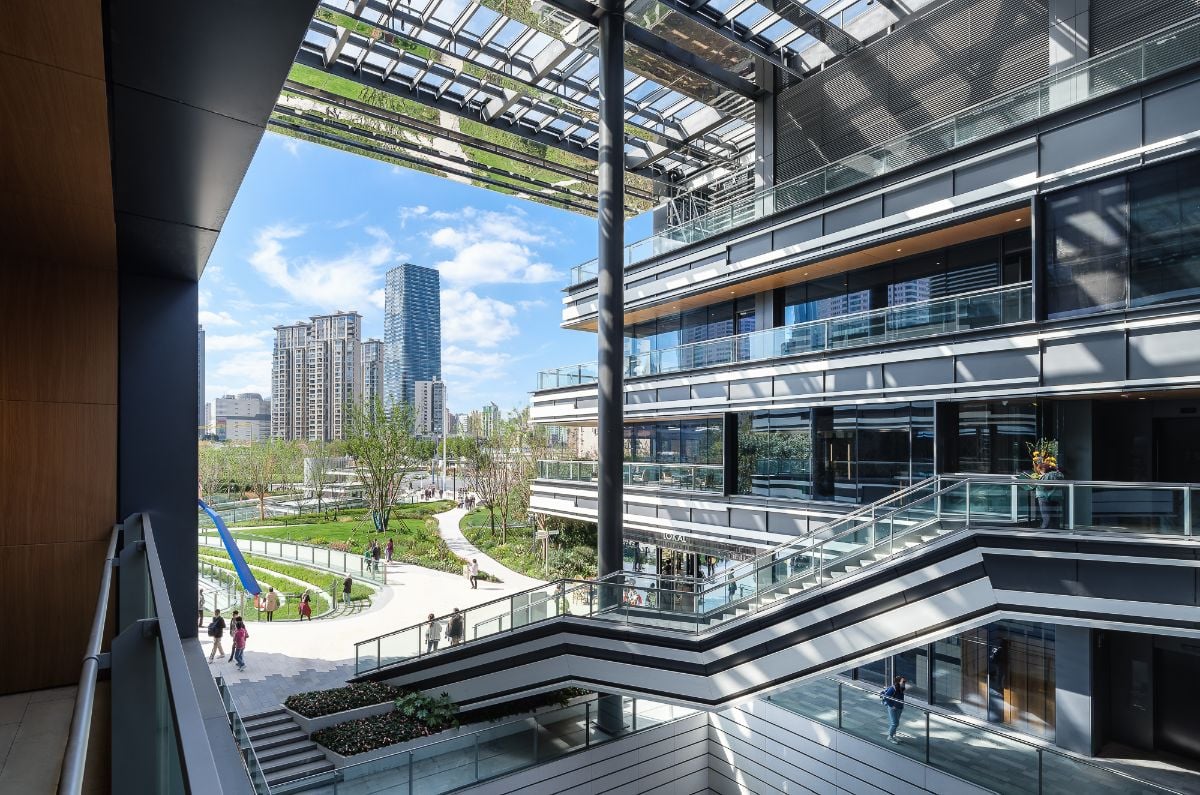 Shanghai Suhe MixC World New Urban Green Land Blends heritage, culture and retail by Kokaistudios.