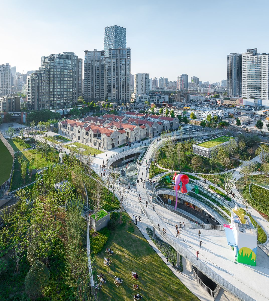 Shanghai Suhe MixC World New Urban Green Land Blends heritage, culture and retail by Kokaistudios.