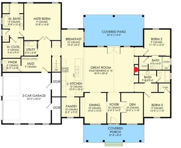 Ranch 5 Bedroom House Plans