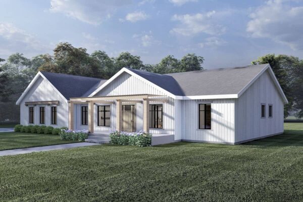 Unveil the Farmhouse Charm of This Expansive 5-Bedroom Ranch-Style Home ...