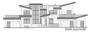 6-Bedroom Two-Story Modern Home for a Wide Lot with Balcony and ...