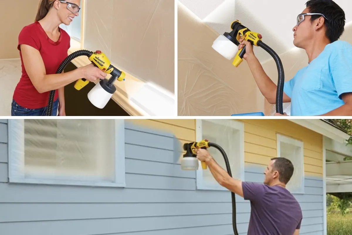 Image of Wagner Flexio 890 paint sprayer on Walmart website