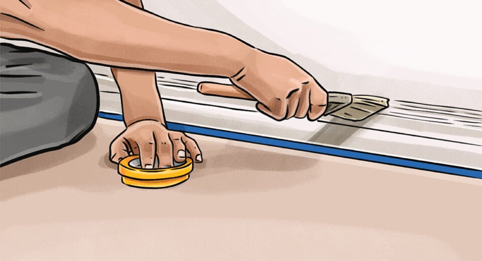 How to Paint Baseboards with Carpet (Step by Step)