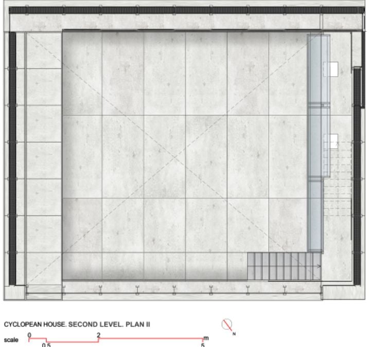 Cyclopean house Second Level Plan