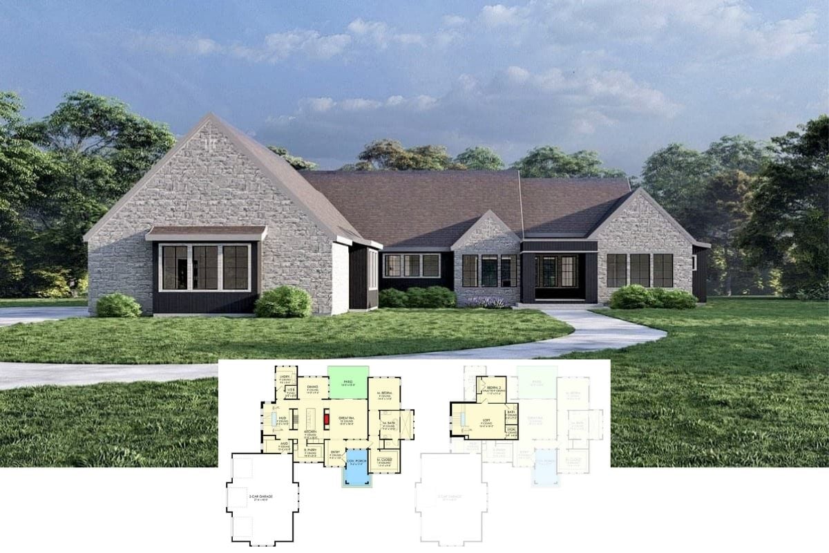 Experience Timeless Craftsmanship in This Gorgeous 3,089 Sq. Ft. 5-Bedroom Ranch-Style Home (Must-See Floor Plan)