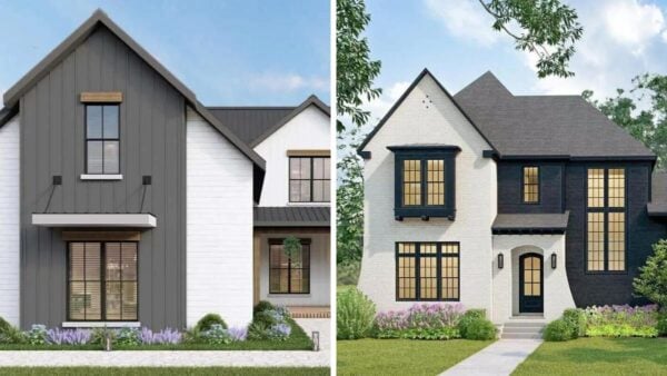 The Latest Trend In Home Exteriors: Two-Tone Paint Jobs (Dramatically ...
