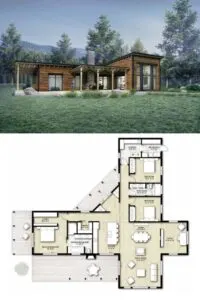 Rustic Retreats: Discover 12 Charming Three-Bedroom Cabin Floor Plans For  The Ultimate Cozy Getaway